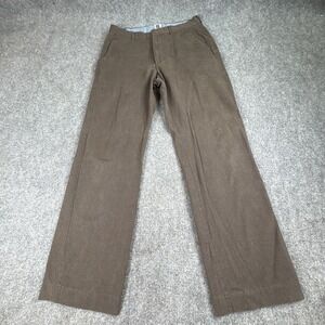 GAP Pants Men 33x32 Brown Straight Leg Y2K Minimalist Classic Preppy Career Work